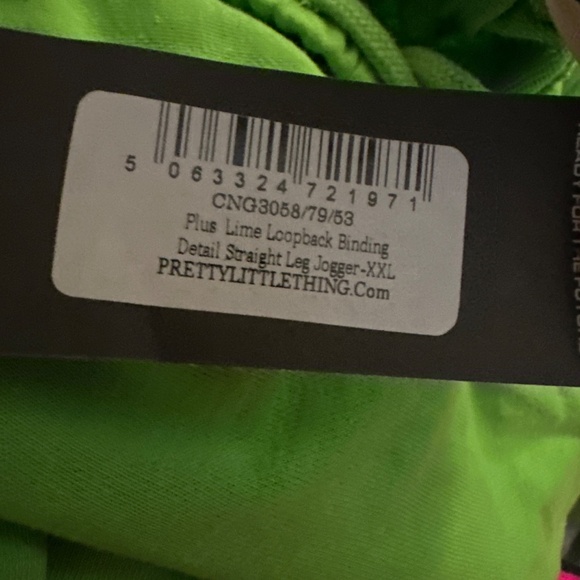 🆕 BNWT LIME TALL PLUS SWEATPANTS 🆕 - Picture 5 of 5